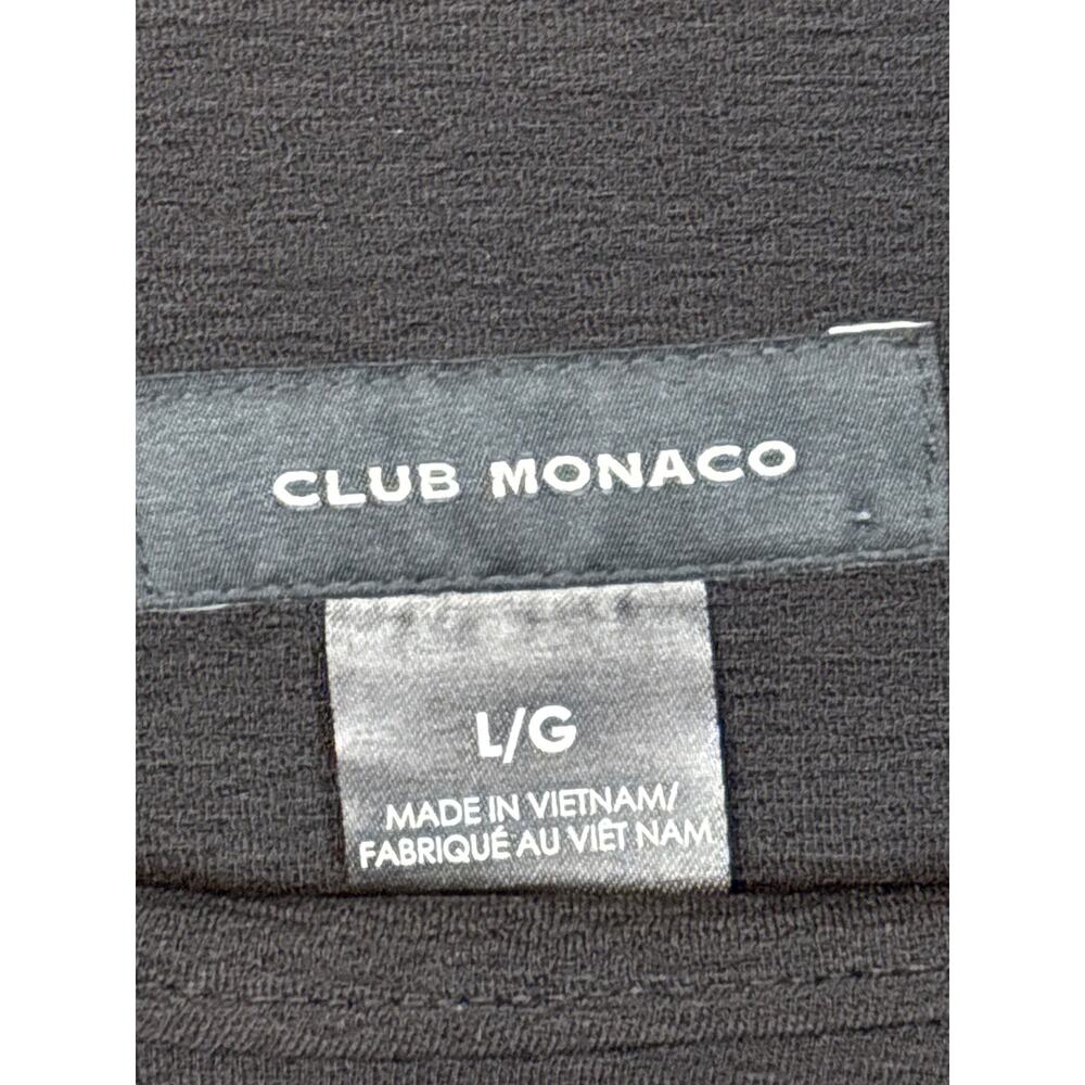 Club Monaco Womens L Black Sleeveless Crew Neck Pullover Workwear Dress Top - Picture 3 of 5